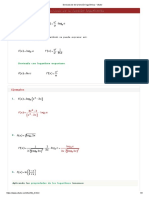 Derivada de de La Función Logarítmica - Vitutor