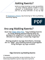 Ano Ang Maikling Kwento-Filipino