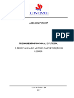 Treinamento Funcional na Prevenção de Lesões no Futebol