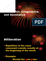 Alliteration, Consonance, and Assonance