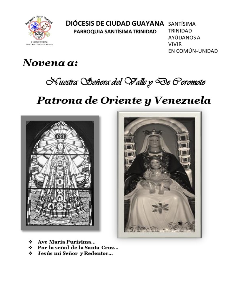 Novena a la Virgen del Valle | PDF | María, madre de Jesús | Rosario