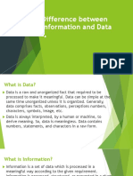 Difference between Data and Information Explained