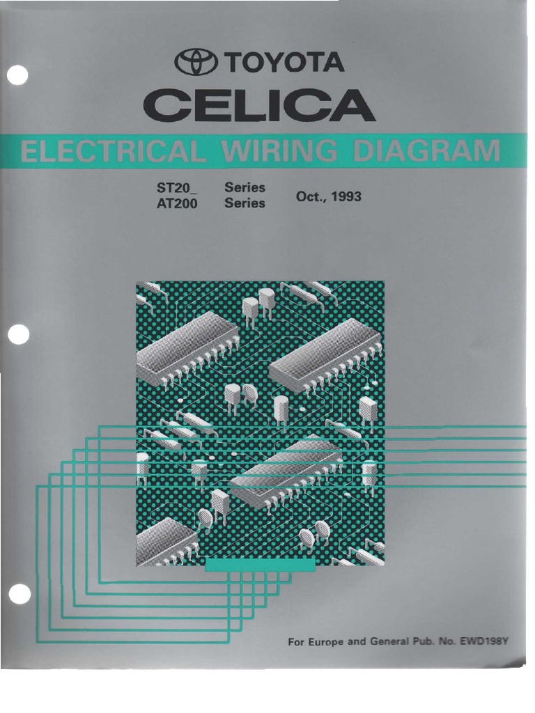 【予約販売】本 - AT202-ST204 - Toyota Electrical (EWD198Y Diagram Wiring 着せ替え服・アウトフィット