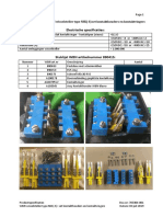 703304-001 Product Specifications Set Contact Blocks and Contact Fingers