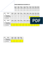 Contoh Daftar Kehadiran