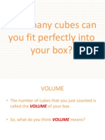 How Many Cubes Can You Fit Perfectly Into Your Box?