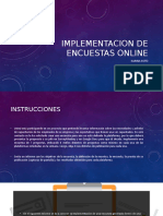 Implementacion de Encuestas Online