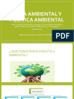 Ética Ambiental y Política Ambiental