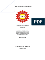 Makalah Laser Beam Machining Kelompok 3 (Hadi Saputra, Kiki Rahayu Jumadi, Monica Pasorong, Muh - Alim Al Farabi, Muh - Irfandy) Kelas 2B