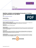 Stability Limitations and Analytical Evaluation of Voltage Droop Controllers For VSC MTDS