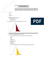 Distribución normal en exámenes y calificaciones