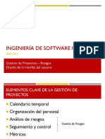 Gestión de Riesgos en Ingeniería de Software