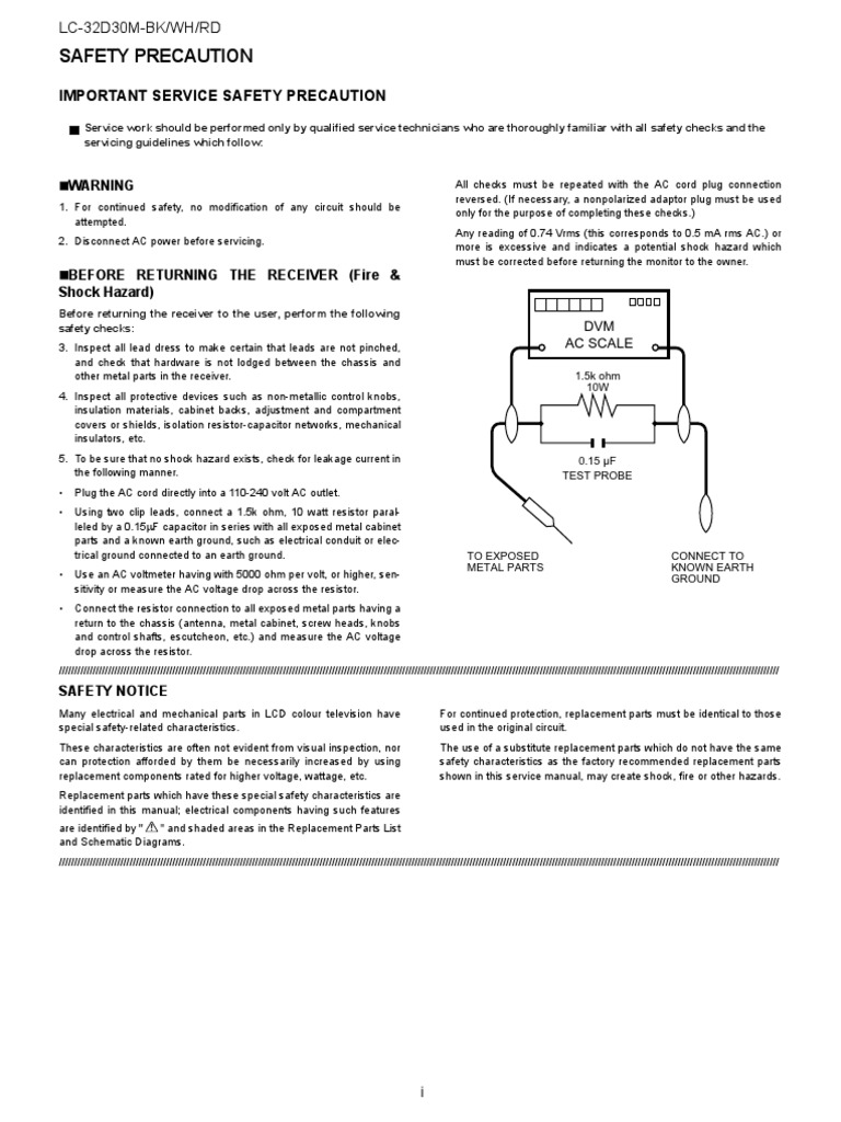 Sharp LCD TV Manual PDF Soldering Solder