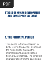 Stages of Human Development and Developmental Tasks