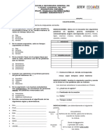 Examen de Diagnostico 1° Español