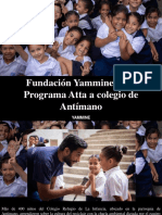 Yammine - Fundación Yammine Llevó Programa Atta a Colegio de Antímano