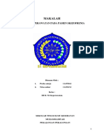 ASUHAN KEPERAWATAN PADA PASIEN SKIZOFRENIA