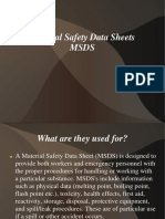 Material Safety Data Sheets Msds