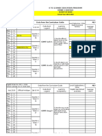 Budget of Work & School Calendar-Science