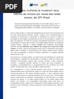 Release Consumo Das Mulheres Midia