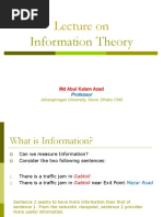 Lecture-1 Information Theory