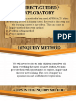 Inquiry Method