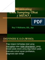 Monitoring Efek Samping Obat: (Meso)