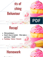 Elements of Researching Behaviour