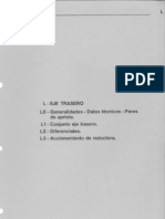 Eje Trasero, Dirección y Articulaciones