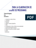 Formato Para La Elaboracion de Programas de Orientacion