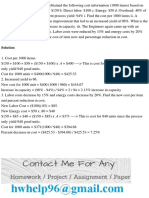 A Manufacturing Company Has Obtained The Following Cost Information PDF