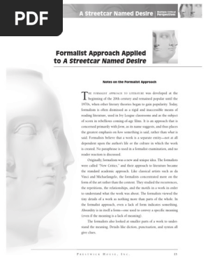 Formalist Perspective Narrative Narration