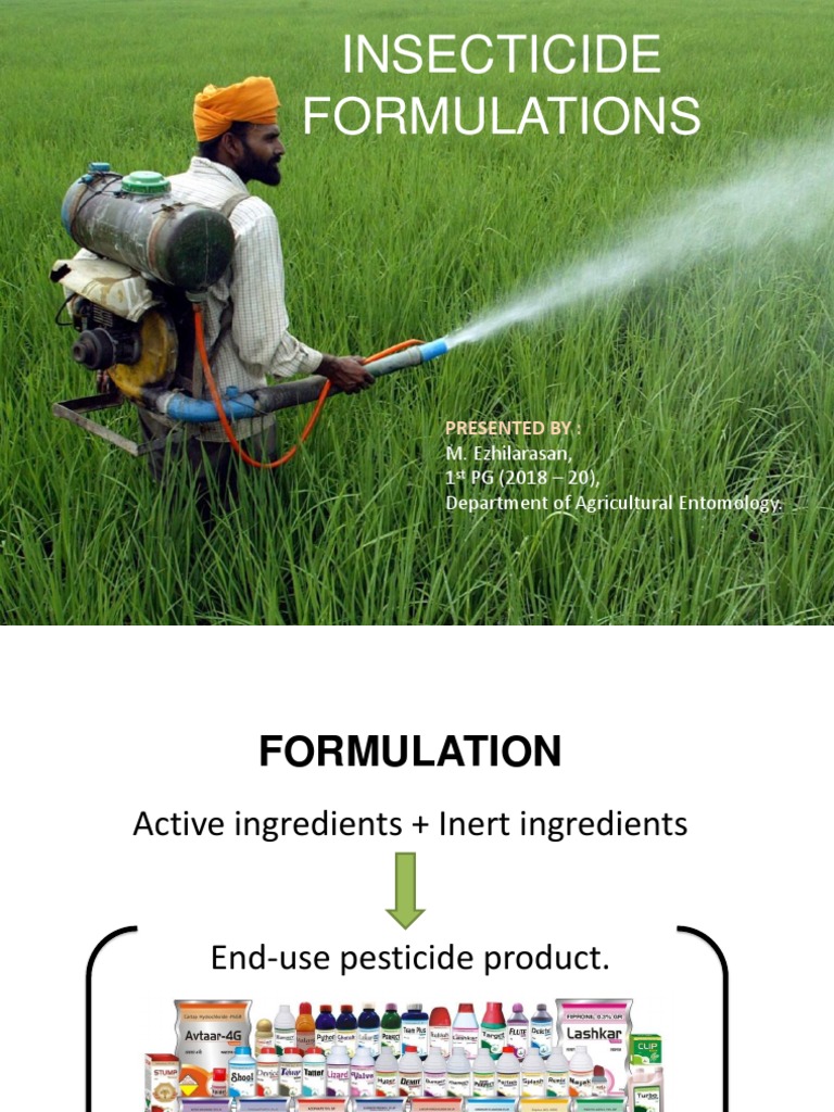 Insecticide Formulations Overview | PDF | Pesticide | Solution