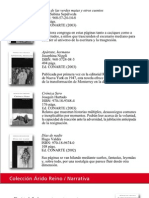 Catalogo Narrativa AR