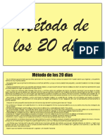 Metodo de Los 20 Dias PDF