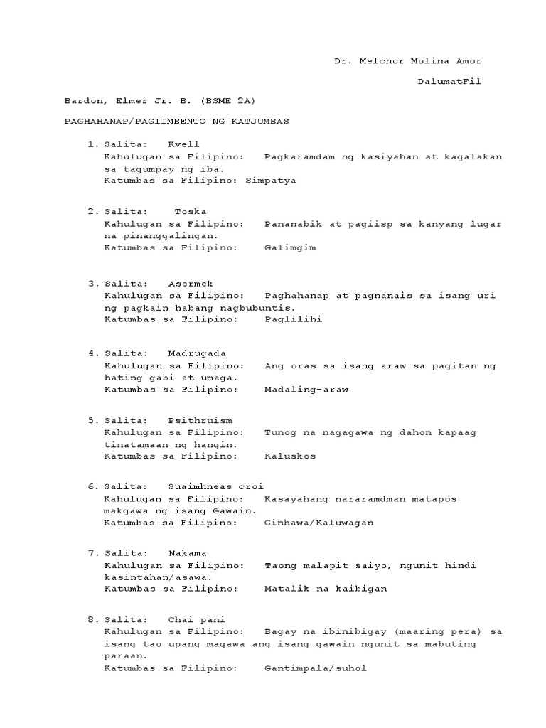 Words pdf