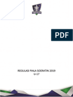 Regulasi Piala Soeratin 2019 U17