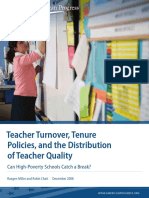 Teacher Turnover, Tenure Policies, and The Distribution of Teacher Quality