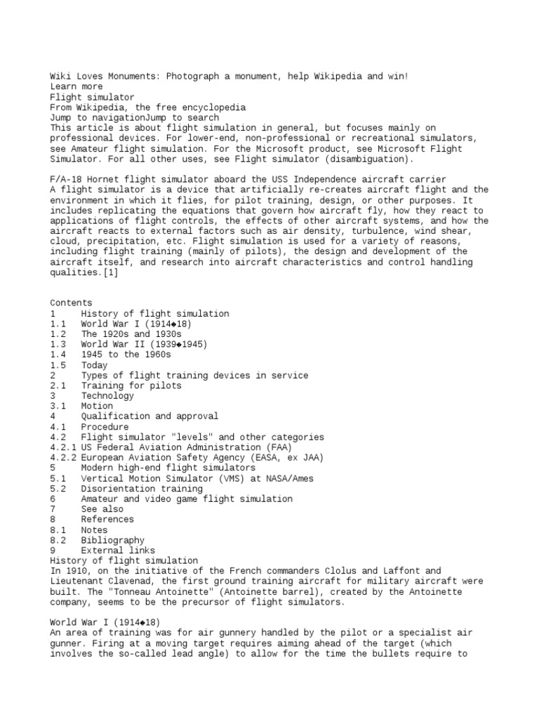 Flight Simulator | PDF | Aviation | Aerospace