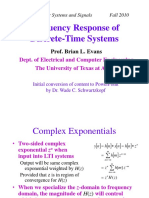 Frequency Response of Discrete-Time Systems