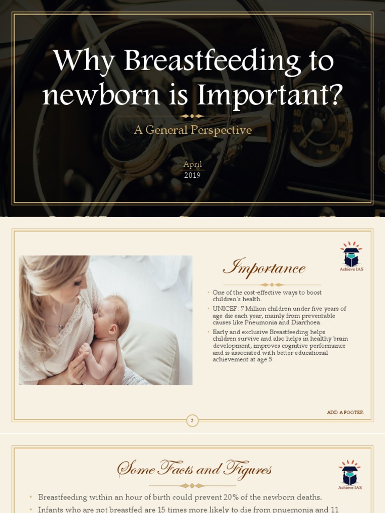 Why Breastfeeding To Newborn Is Important PDF Breastfeeding Diarrhea