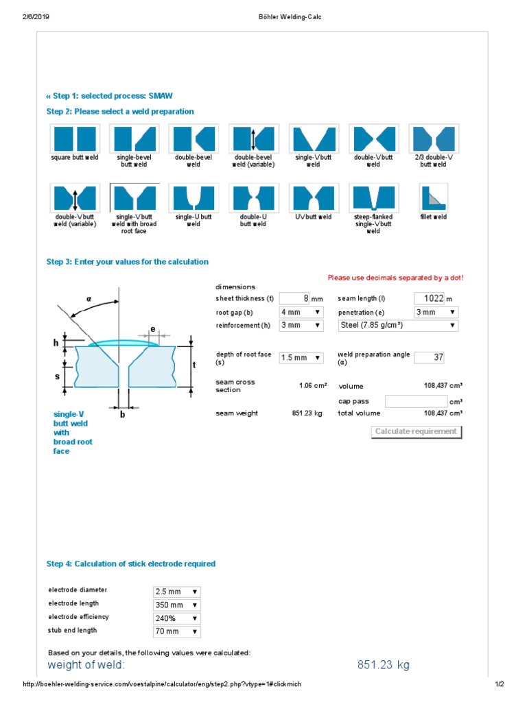 Böhler Welding Calc Welding Building Materials