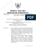 Perka LAN Nomor 19 Tahun 2015 - Pedoman Penyelenggaran Diklatpim III