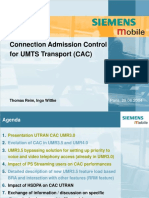 Connection Admission Control For UMTS Transport (CAC) : Thomas Reim, Ingo Wittke