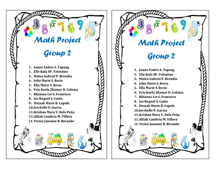 Math Project Group 2 Math Project Group 2 | PDF | Home & Garden