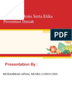 Presentasi Ilmiah