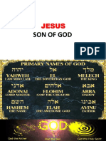 Jesus The Son of God