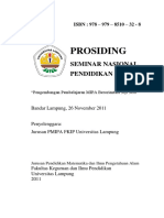 Prosiding Seminar Nasional Pendidikan Mipa 2011 Dikonversi