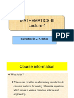 Lectures 1 3