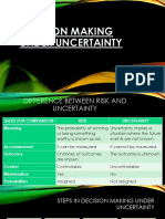 Decision Making Under Uncertainty